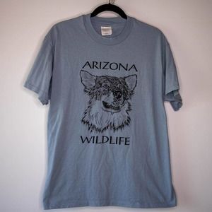 Vintage Baby Blue Wildlife Vintage Tee vintage